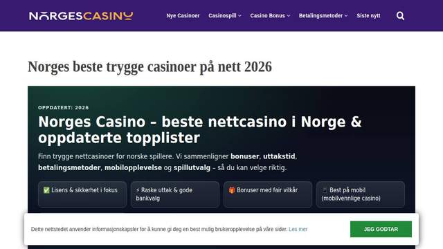 Norges Casino casino screenshot